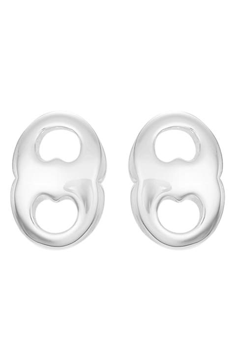 Gemini Link Stud Earrings