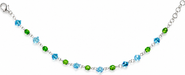 Zuvan Ocean Mist Multi-Stone Bracelet