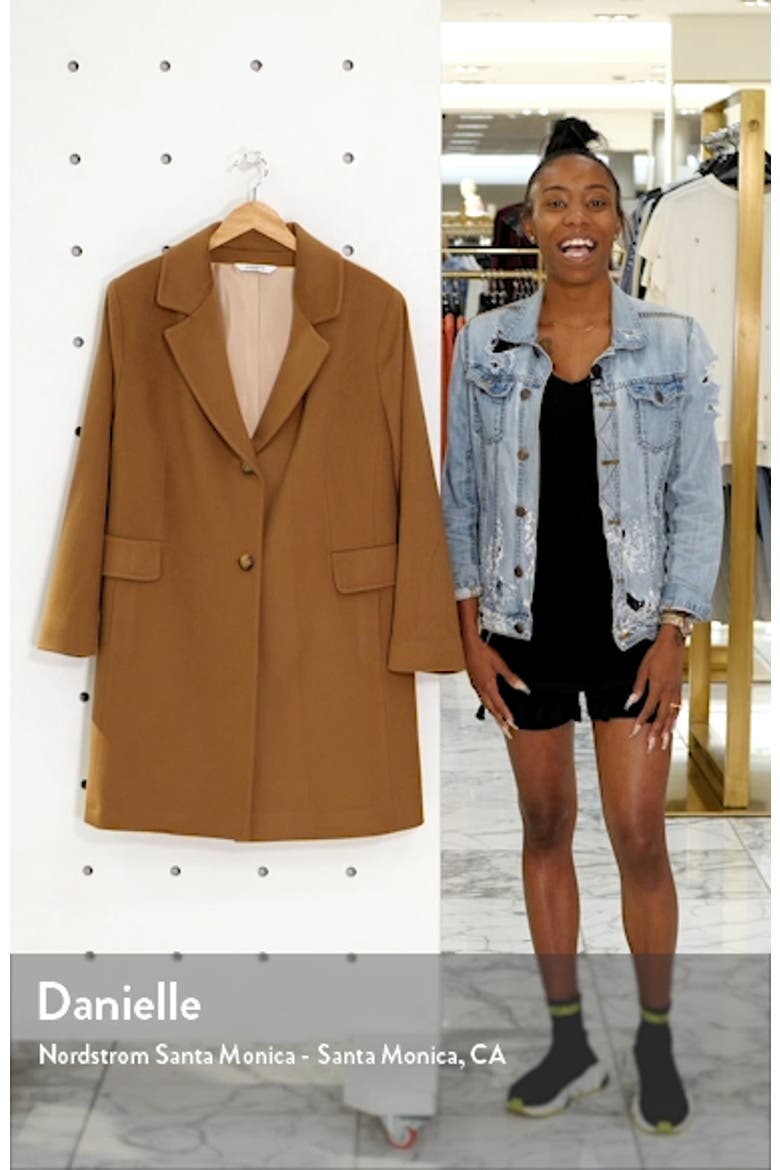 Notch Collar Coat (Nordstrom Exclusive) video