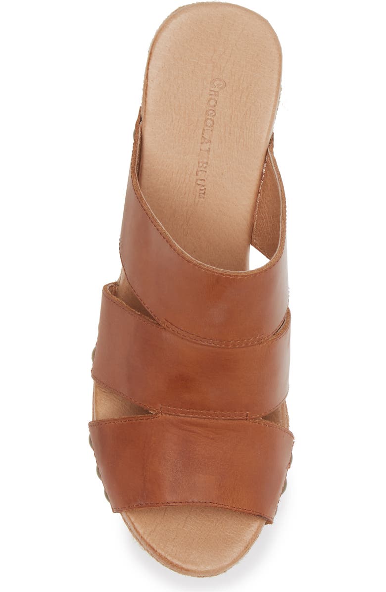 Chocolat Blu Griffin Platform Slide Sandal, Alternate, color,