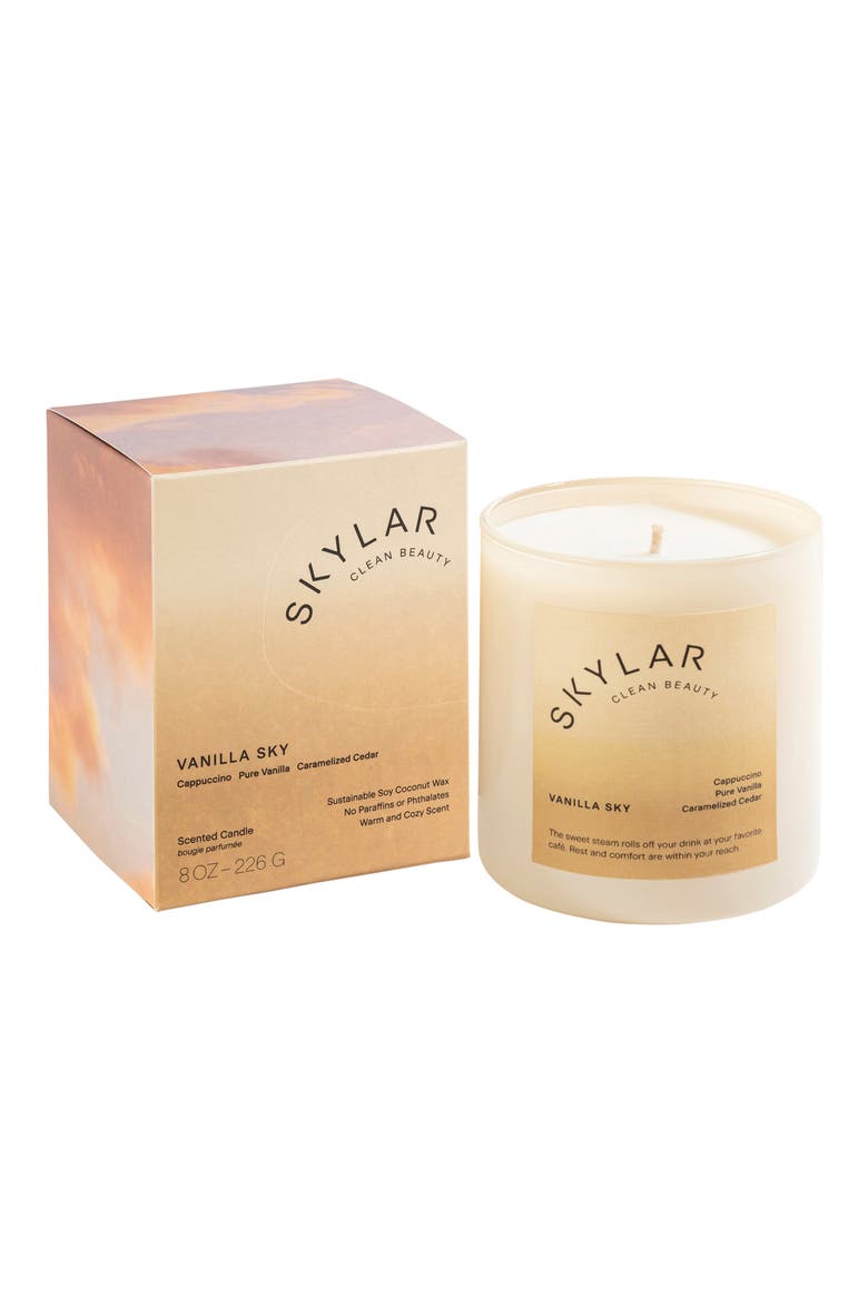 Vanilla Sky Scented Candle, Main, color, NO COLOR