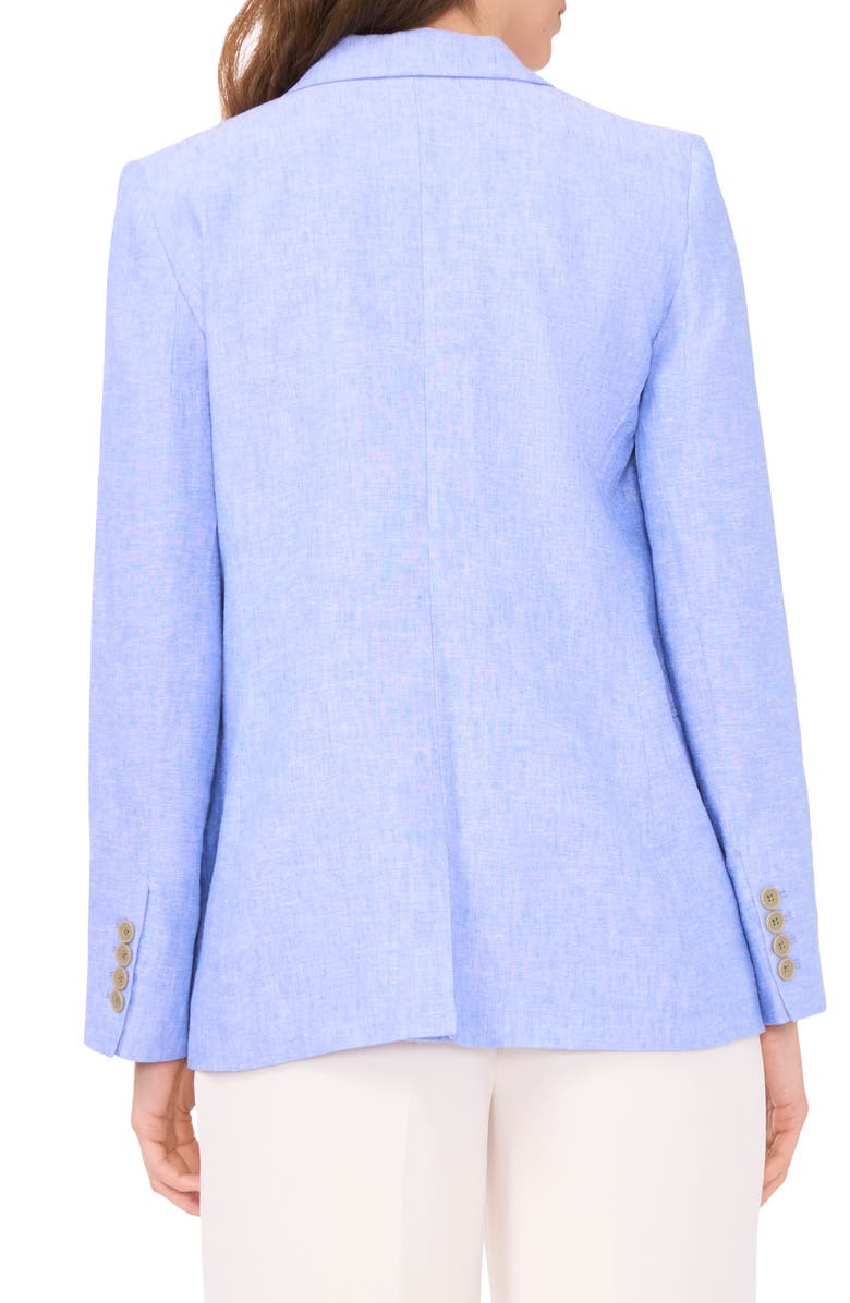 Halogen<sup>®</sup> One-Button Linen Blend Blazer, Alternate, color, Ultramarine