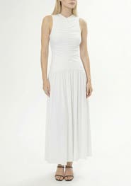 AREA STARS Ella Ruched Jersey Dress