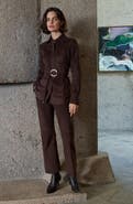 Nordstrom Suede Kick Flare Pants