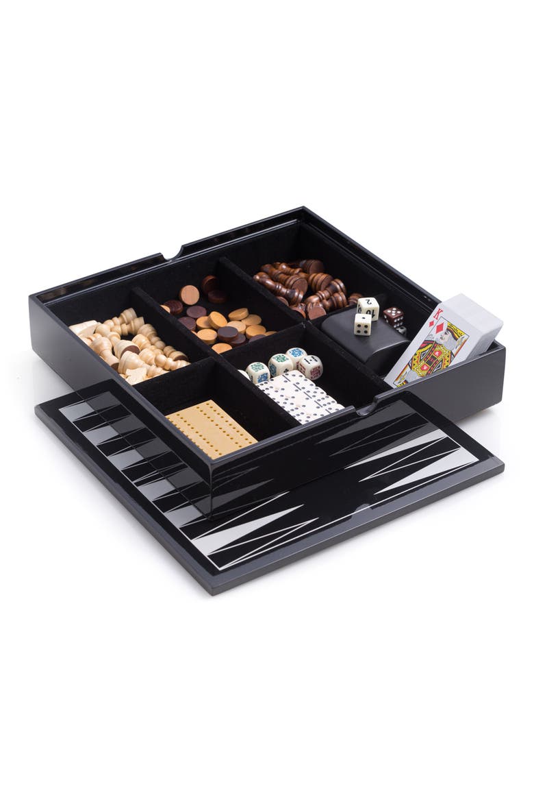 Wooden Multi Game Set, Alternate, color, MULTI-COLOR