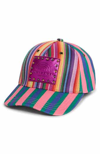 Kurt Geiger London Southbank Rainbow Stripe Baseball Cap