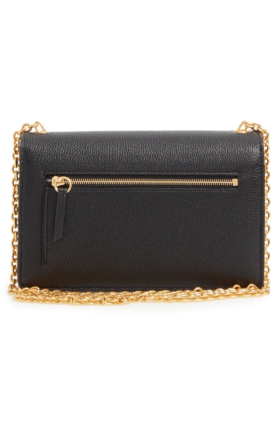 Mulberry 'Postman's Lock' Leather Crossbody Clutch, Alternate, color, 