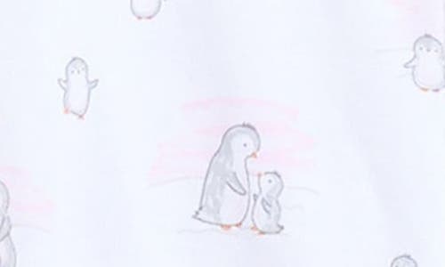 Kissy Kissy Print Pima Cotton Zip Footie In Pink