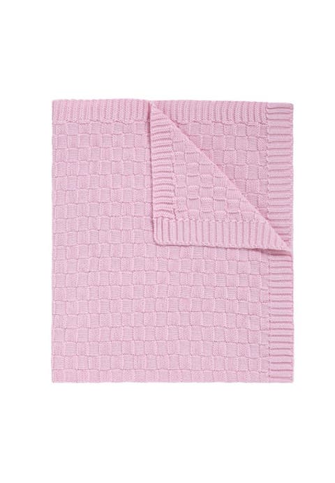 Basket Weave Knit Blanket - Baby