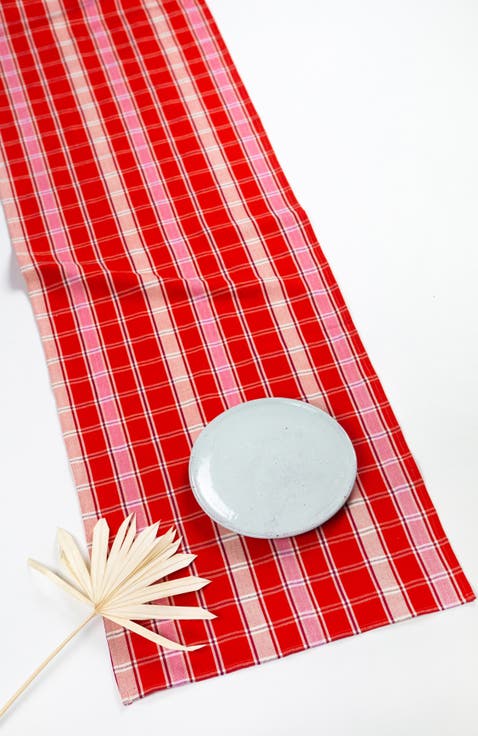 Handwoven Holly Cotton Table Runner