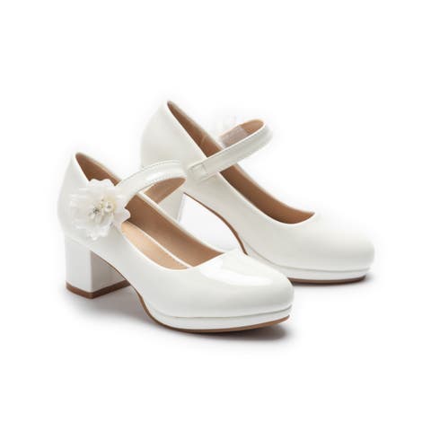 Evelisse Flower Mary Jane Shoes