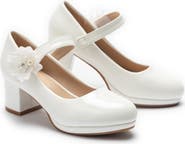 Tulleen Evelisse Flower Mary Jane Shoes