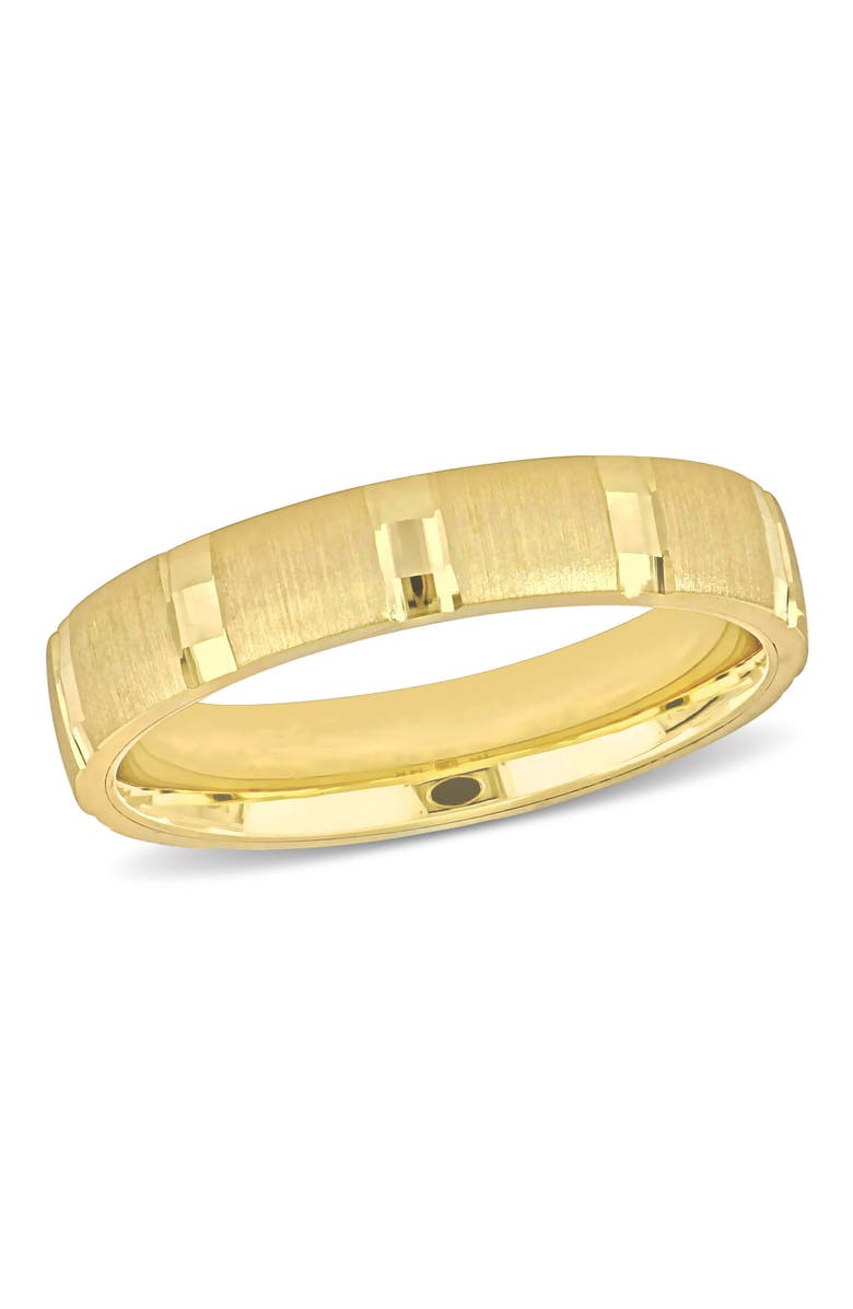 Julianna B. Brushed and Polished Wedding Band 14k, Main, color, 