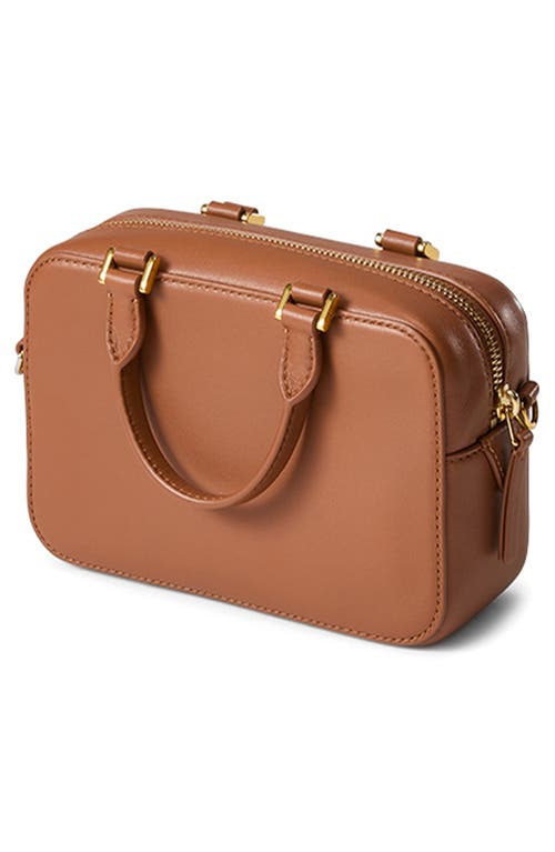 Veronica Beard Boxy Top Handle Leather Bag