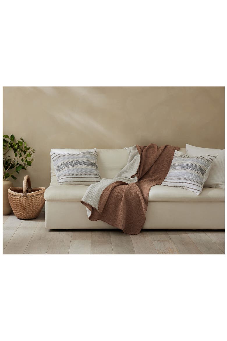 Cozy Organic Cotton Blanket, Alternate, color, SIENNA