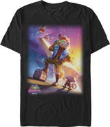 The Super Mario Galaxy Movie Men's Star Fox McCloud Space Poster Short Sleeve T-Shirt