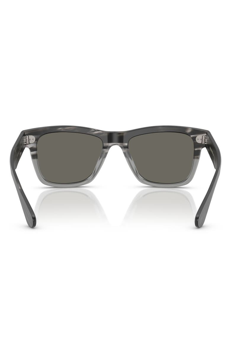 Oliver Peoples Oliver Sun 54mm Pillow Sunglasses, Alternate, color, Semi-Matte Storm / Carbon Grey