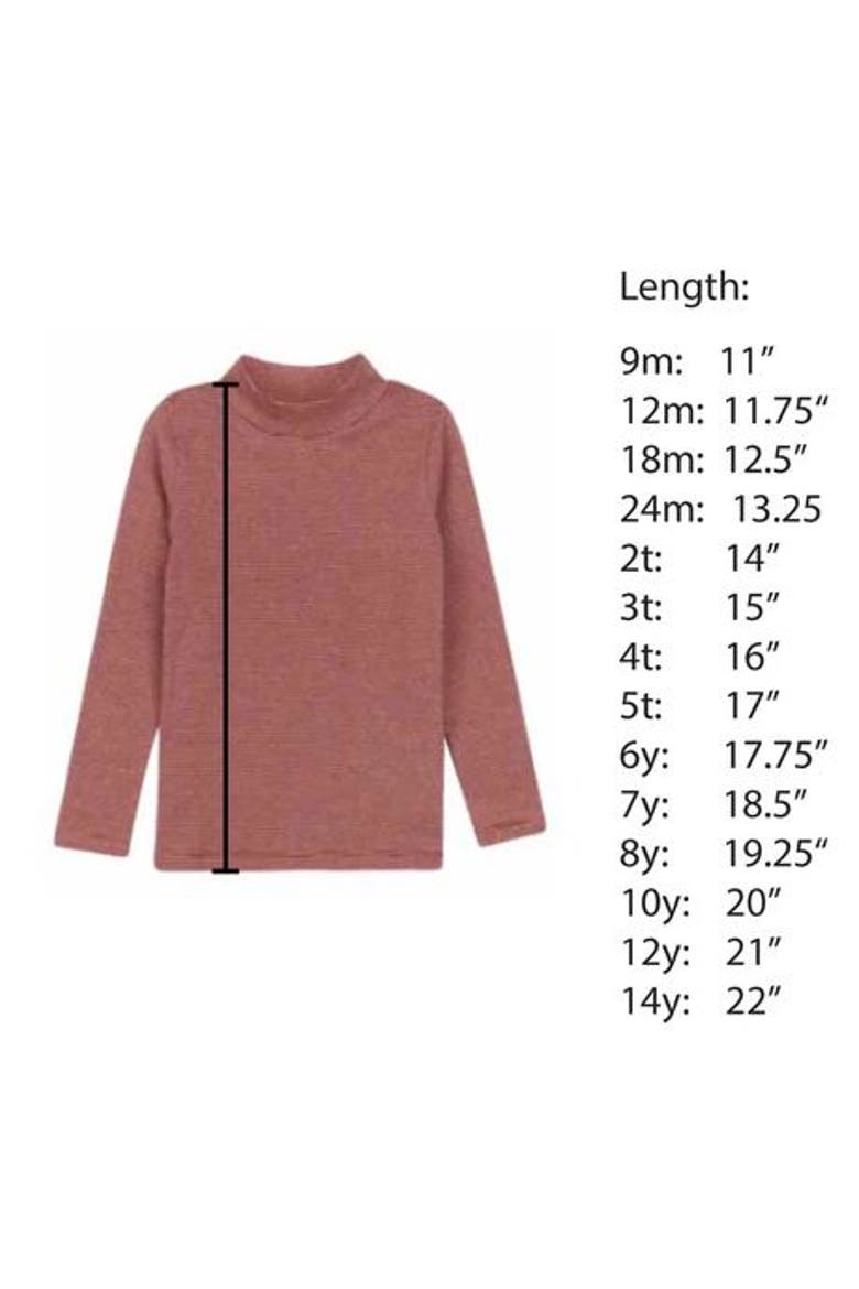 French Terry Autumn Kids Collection - Turtle Neck, Alternate, color, Navy