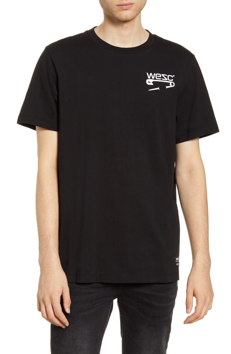 WeSC Max Safety Pin T-Shirt, Main, color,