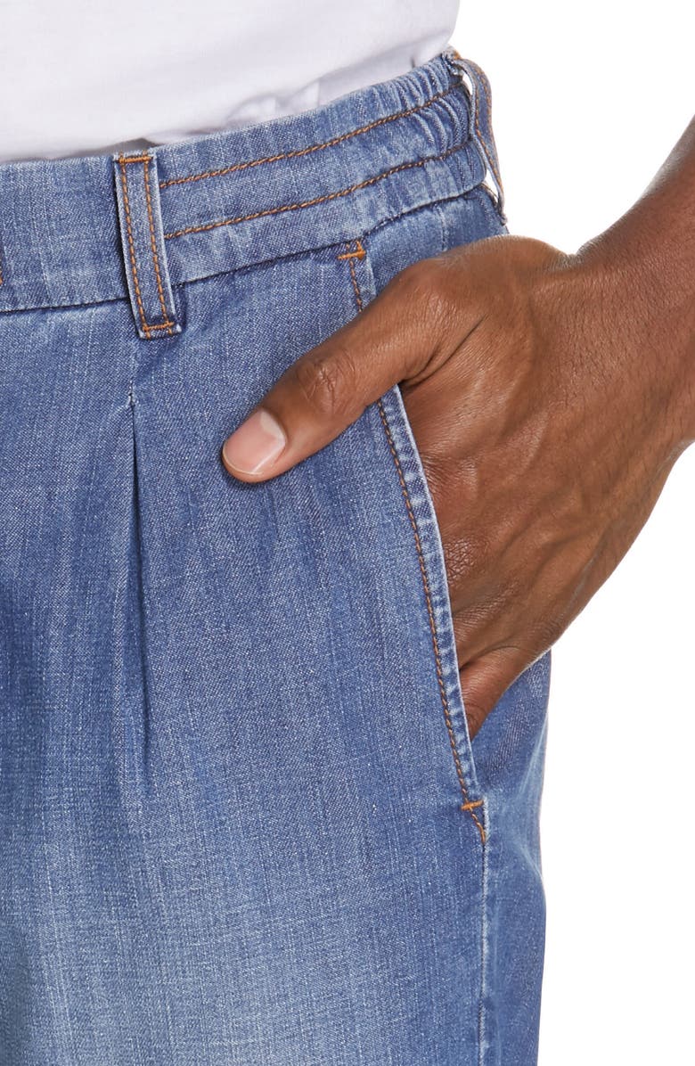 Eleventy Stretch Denim Slim Fit Jogger Dress Pants, Alternate, color, 