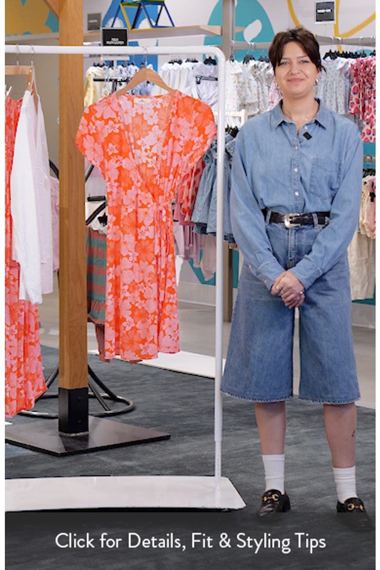 Aloha State Wrap Minidress video