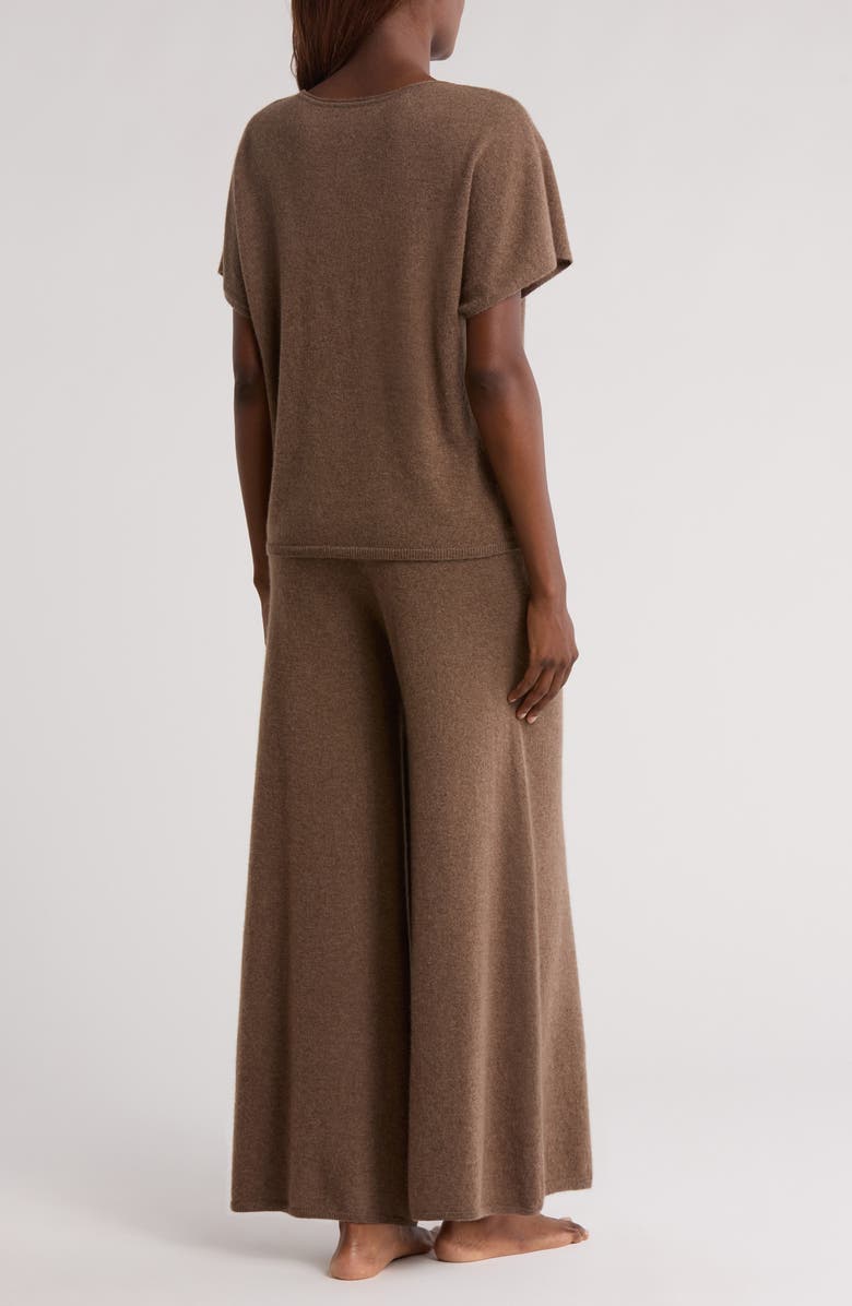 Nordstrom Cashmere Lounge Set, Alternate, color, Brown Medium Heather