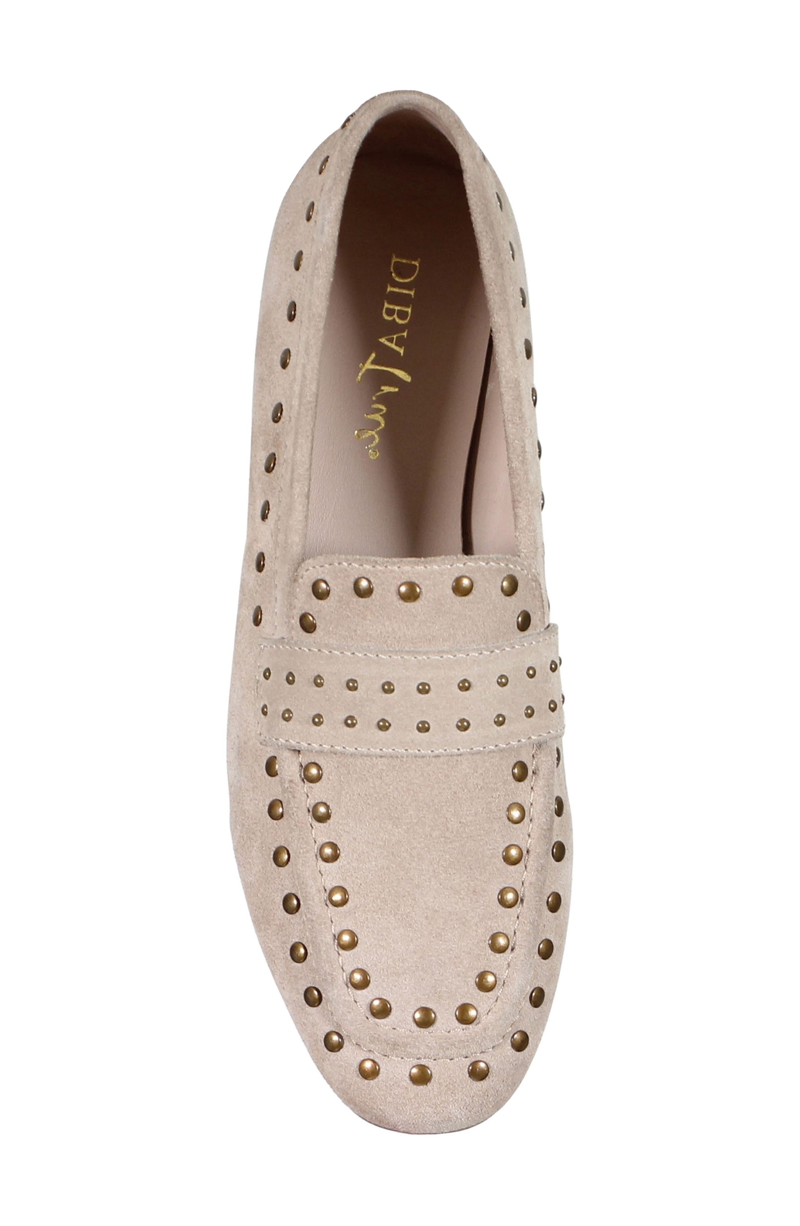 Canyon Studded Loafer, Alternate, color, TAUPE GREY