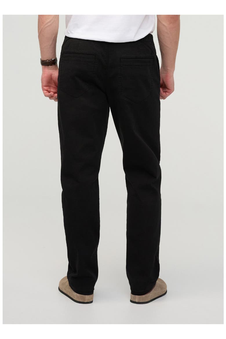 FlexTwill Relaxed Pull On Pant, Alternate, color, Black