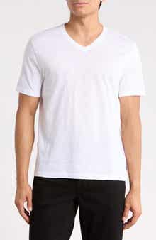 Vaan Mercerized Cotton V-Neck T-Shirt