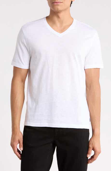 Vaan Mercerized Cotton V-Neck T-Shirt