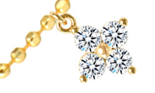 Gabi Rielle Cubic Zirconia Star Shaker Pendant Necklace In Gold
