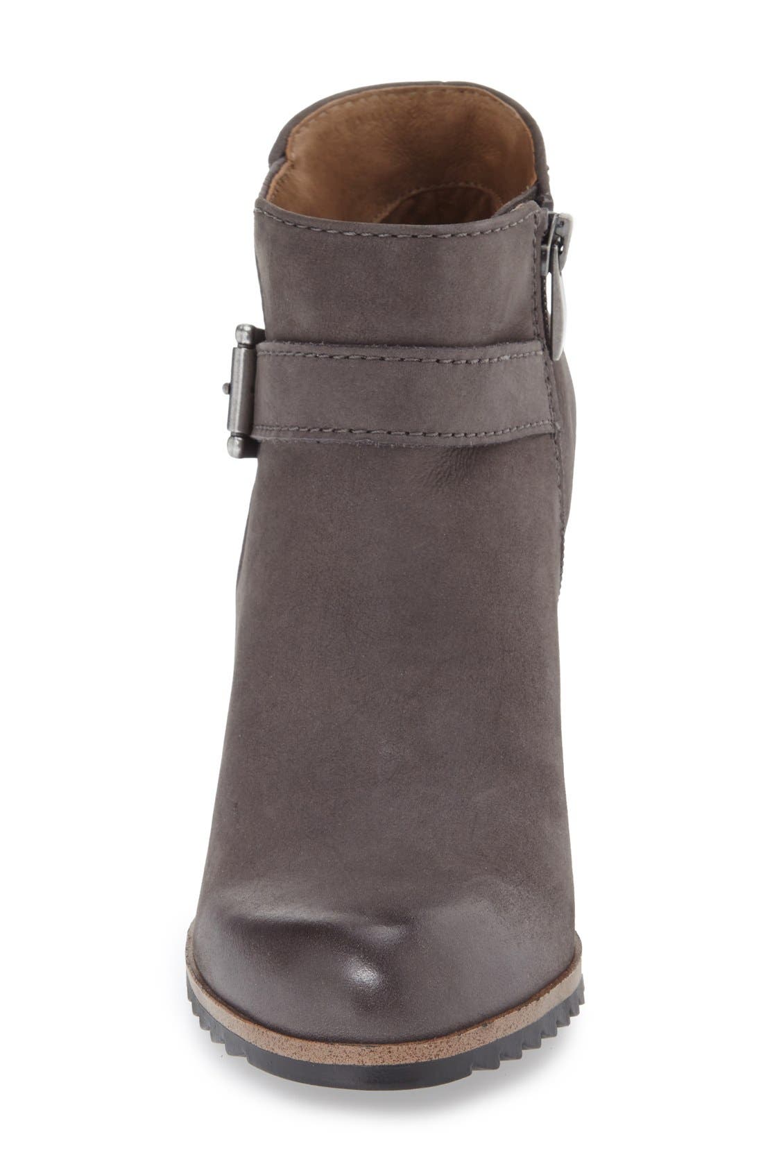 'Addison' Wedge Bootie, Alternate, color, GREY LEATHER