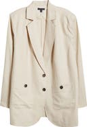 Universal Standard Coastal Linen Blend Blazer