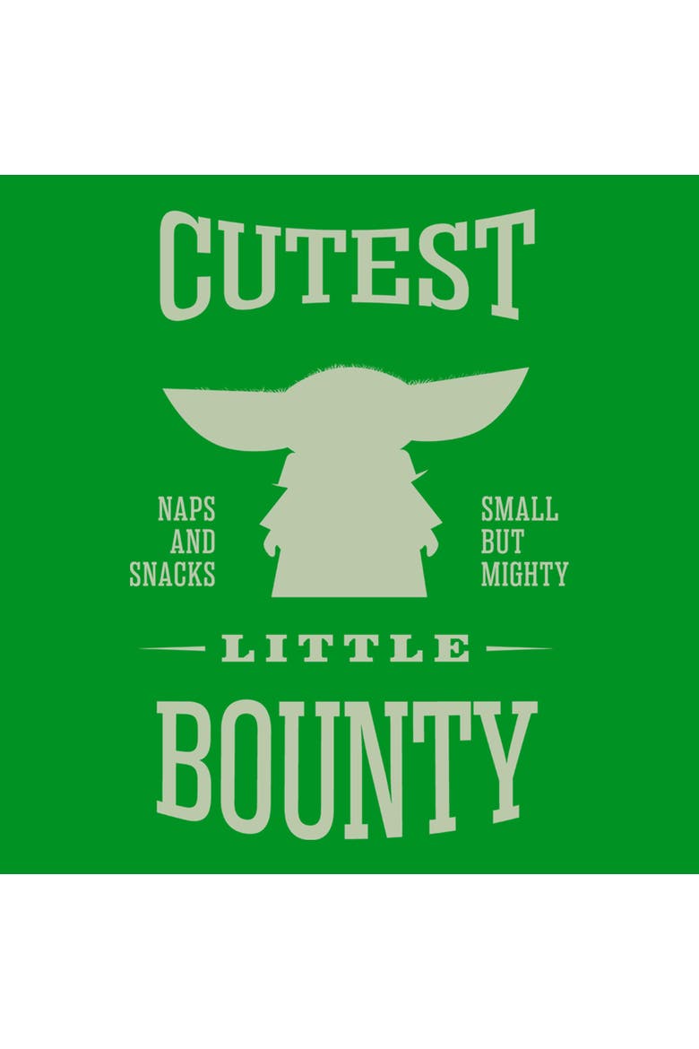 Boy's Star Wars The Mandalorian and Grogu Cutest Little Bounty  Graphic T-Shirt, Alternate, color, Kelly Green