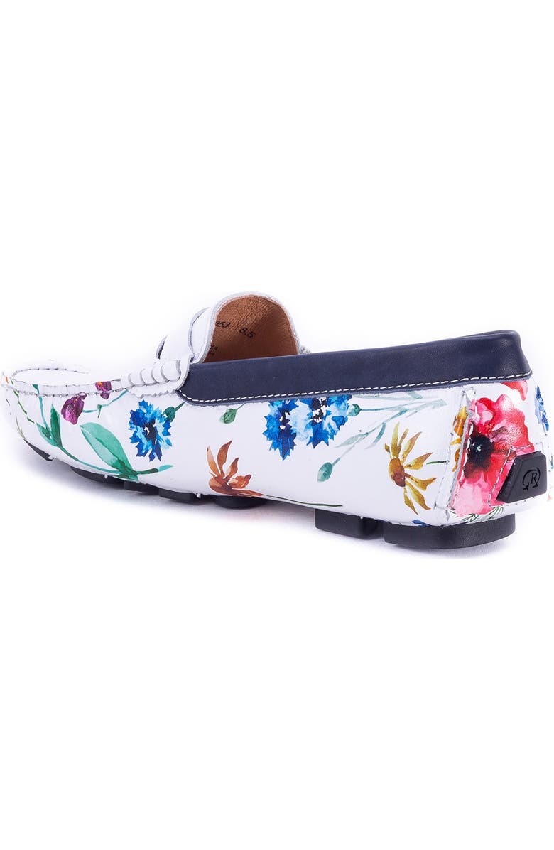 Robert Graham Jardin Embossed Leather Loafer, Alternate, color,