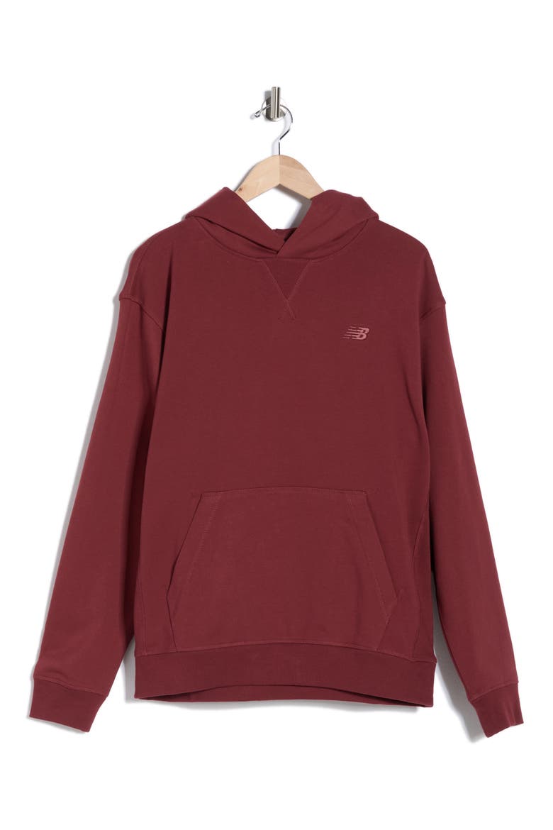 Athletics Oversize Pullover Hoodie, Alternate, color, BURGUNDY
