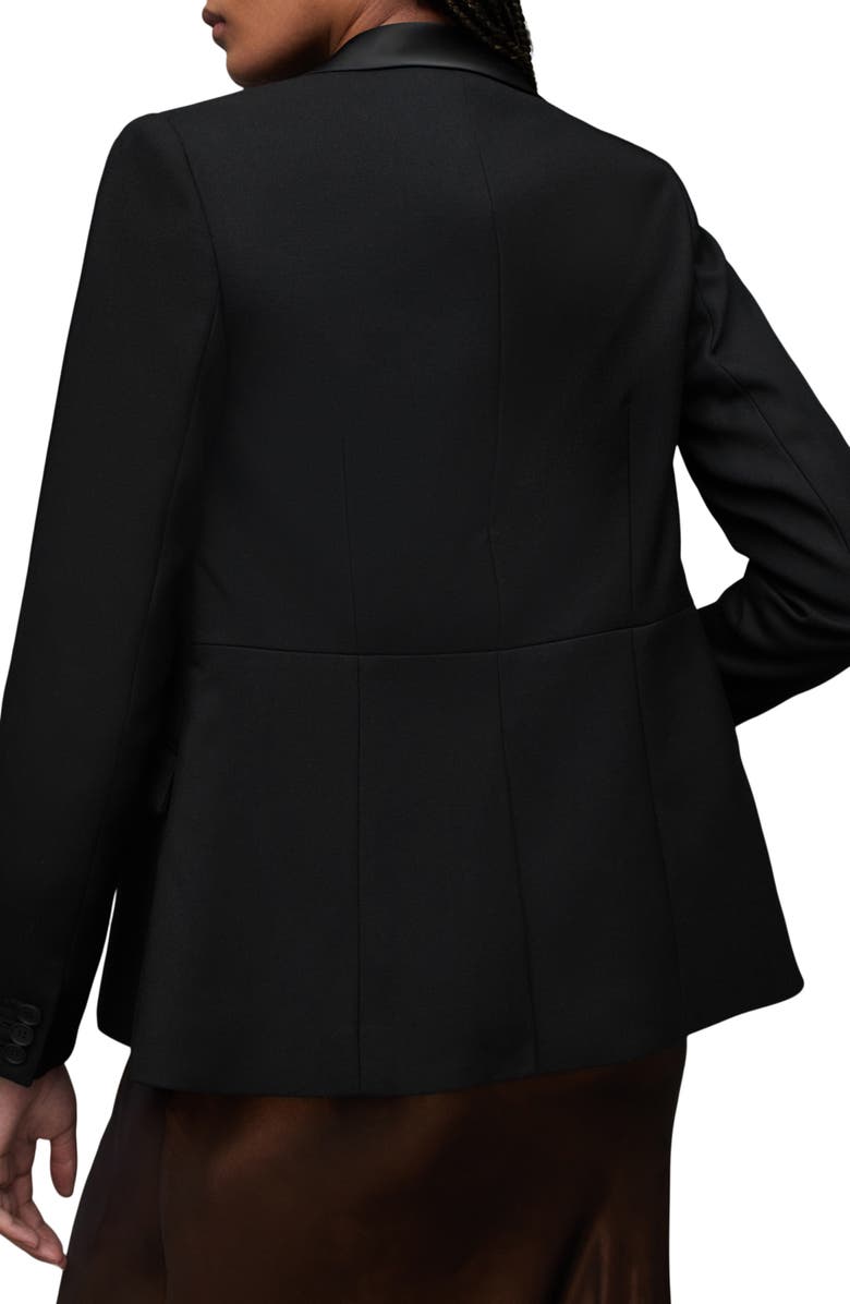AllSaints Peggi Asymmetric Blazer, Alternate, color, 