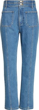 Cinq à Sept Dorothea Patch Pocket Crop Jeans