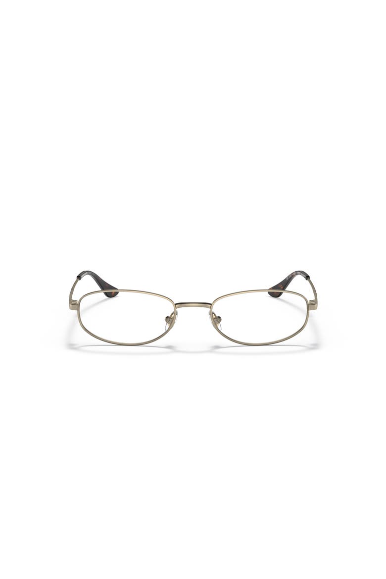 52mm Oval optical glasses, Alternate, color, Gold