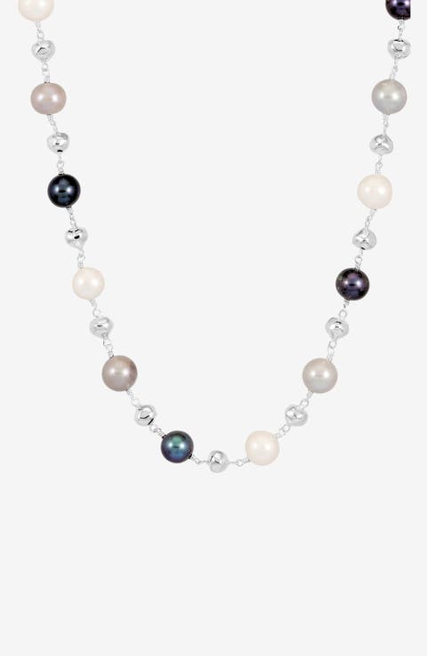 Nugget & Mixed Freshwater Pearl Necklace
