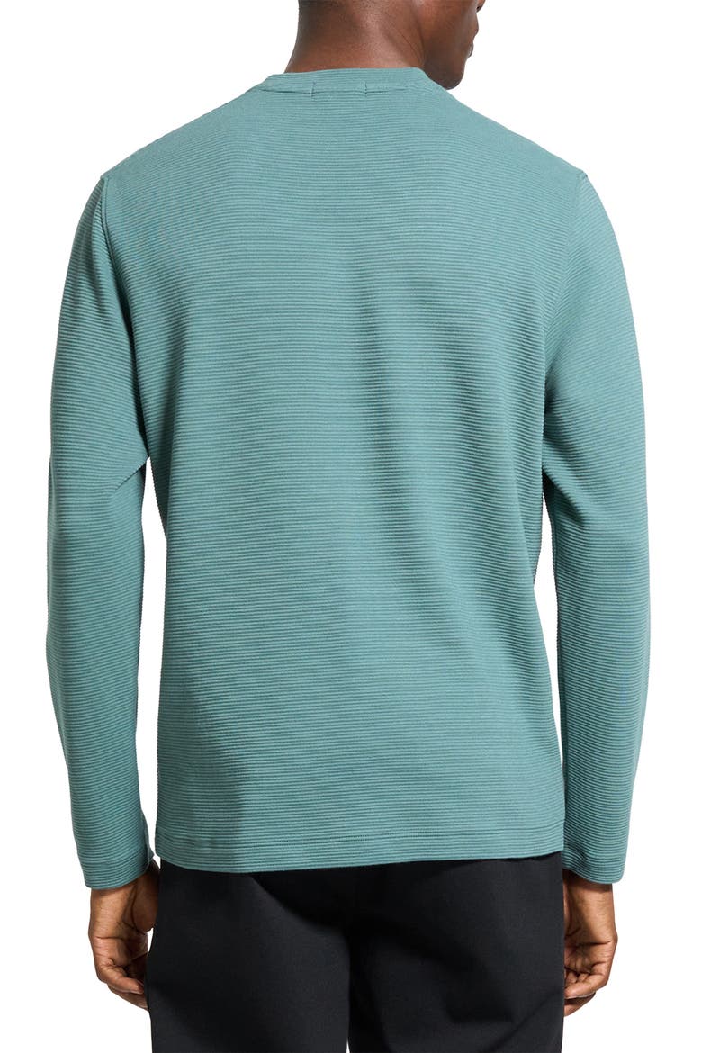 Delroy Textured Long Sleeve T-Shirt, Alternate, color, FELDSPAR GREEN