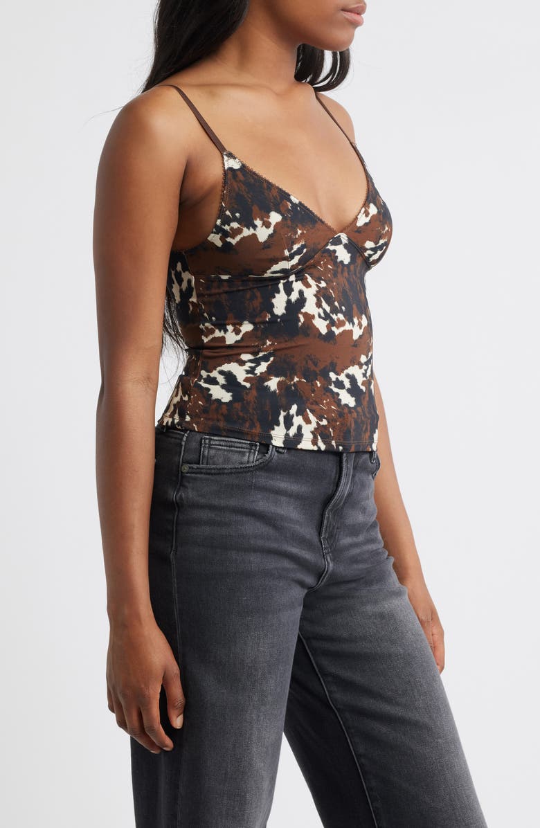 BDG Urban Outfitters Je T’Aime Camisole, Alternate, color, Brown
