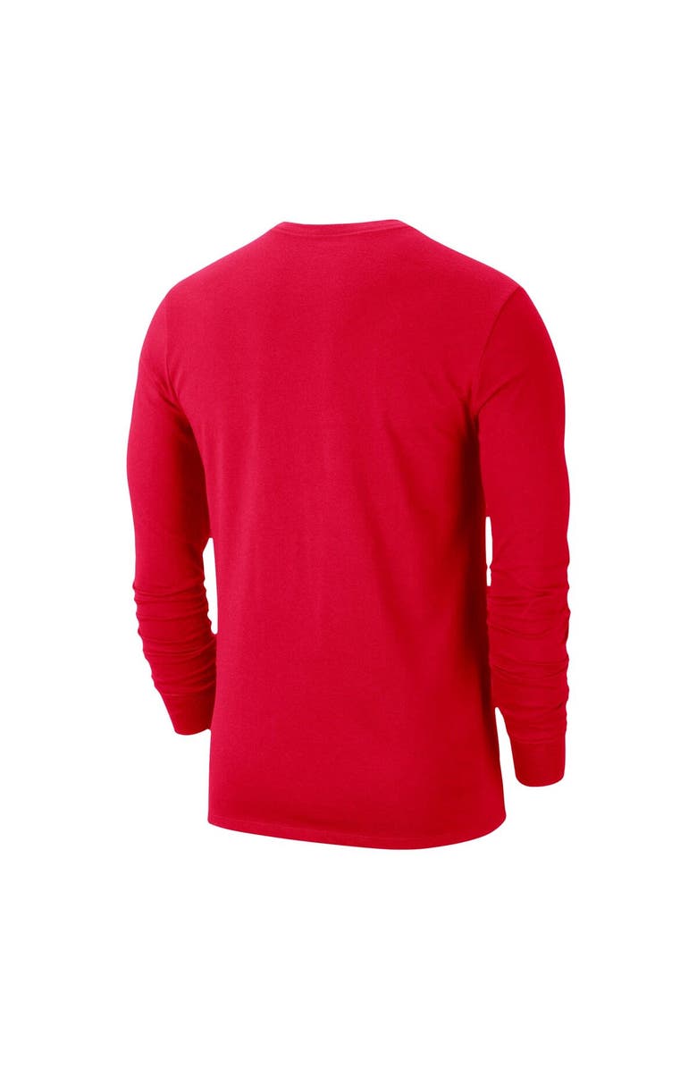 Nike Men's Nike Red Team USA Performance Long Sleeve T-Shirt, Alternate, color, Red