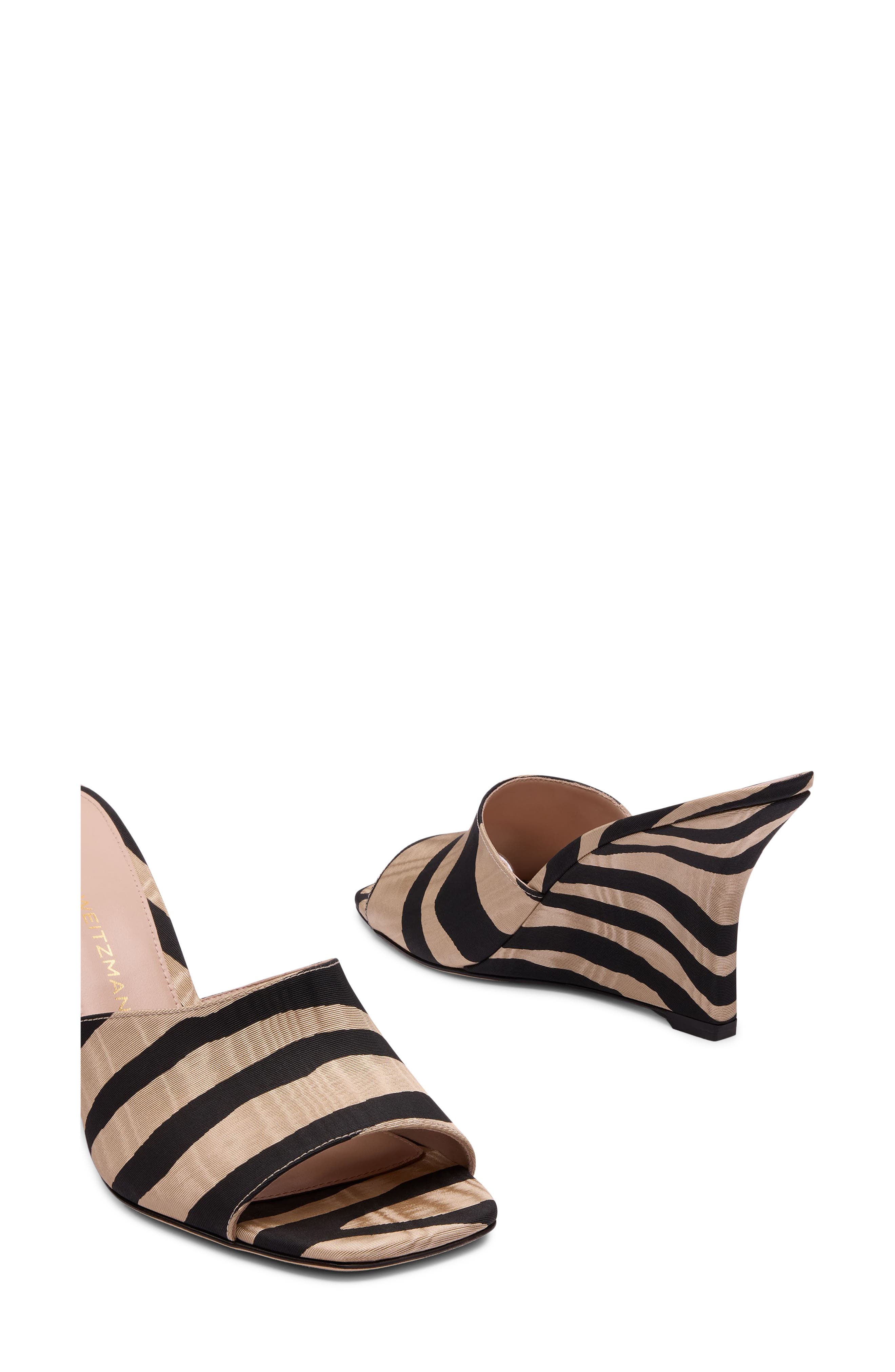 Vinnie 85 Patent Leather Wedge Mule, Alternate, color, CREAM/ SMOKE
