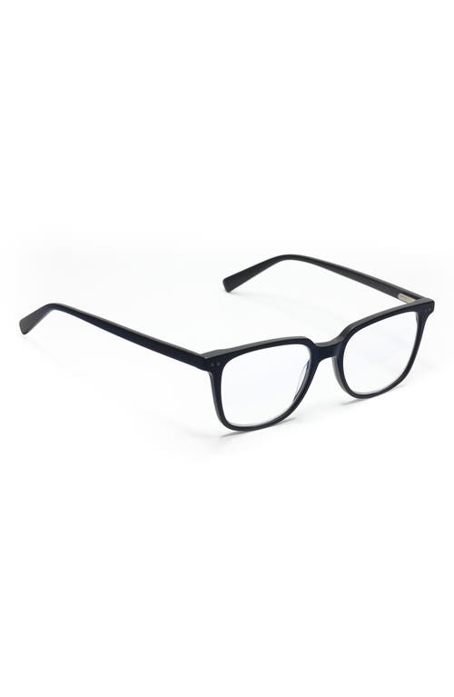 Eyebobs C Suite 50mm Square Reading Glasses In Matte Black