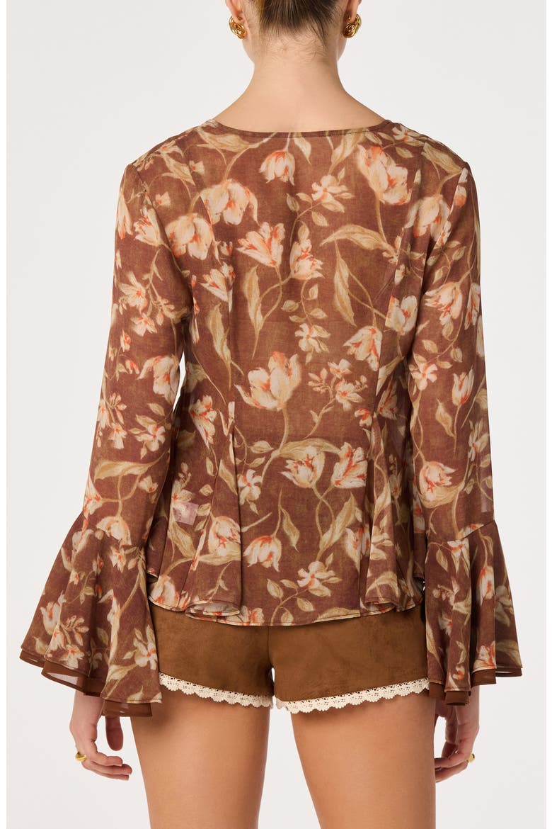 Emmet Top, Alternate, color, BROWN FLORAL