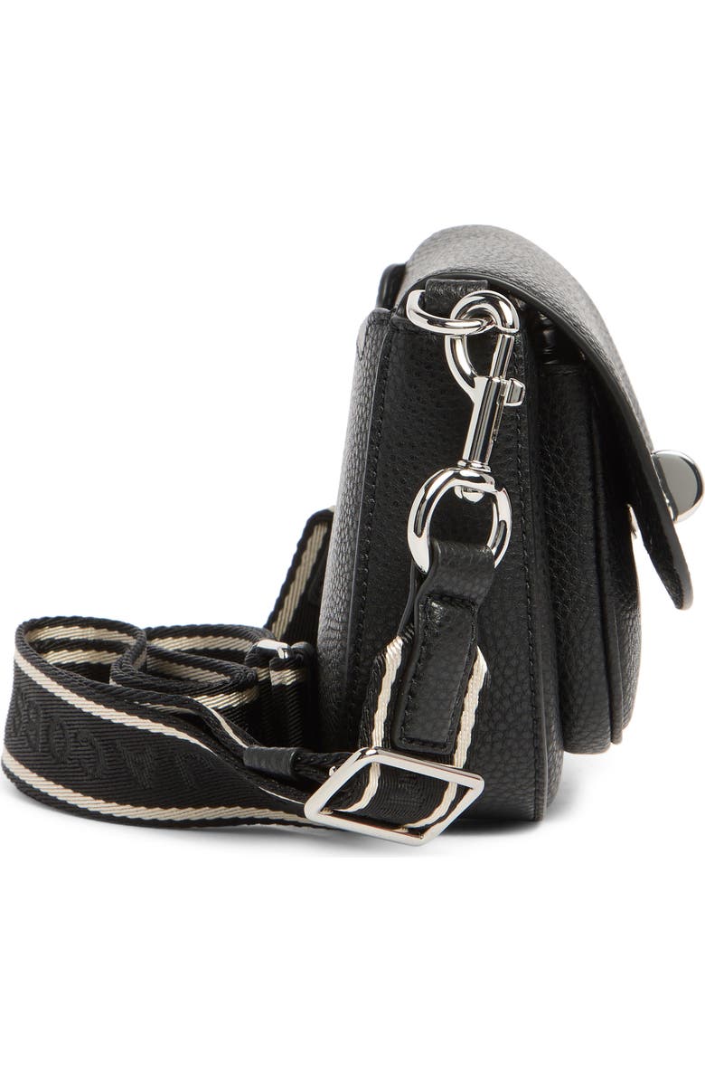 Marc Jacobs Signet Turn Lock Leather Saddle Bag, Alternate, color,