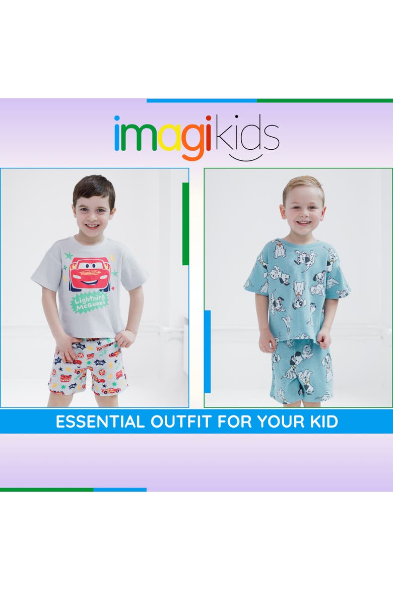 101 Dalmatians 2-Piece Tee and Shorts Set, Alternate, color, Dalmatians Teal