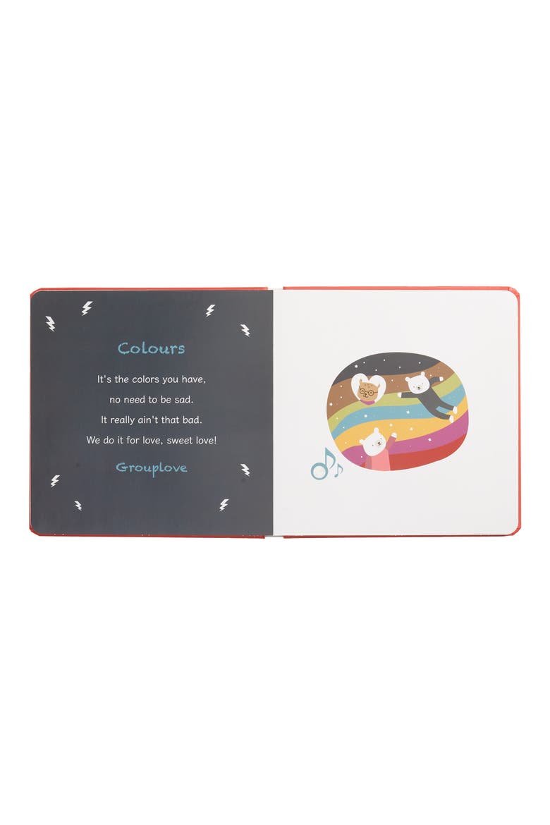 'Rock by Grouplove' Sing-Along Board Book, Alternate, color, RED