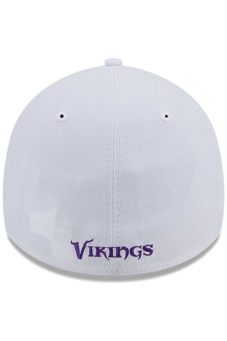 Men's New Era White Minnesota Vikings Main 39THIRTY Flex Hat, Alternate, color, White
